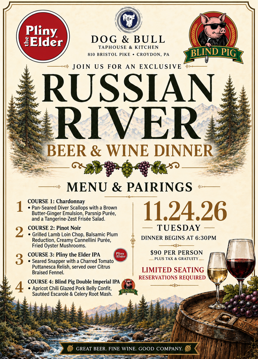 Russian River Beer & Wine Dinner